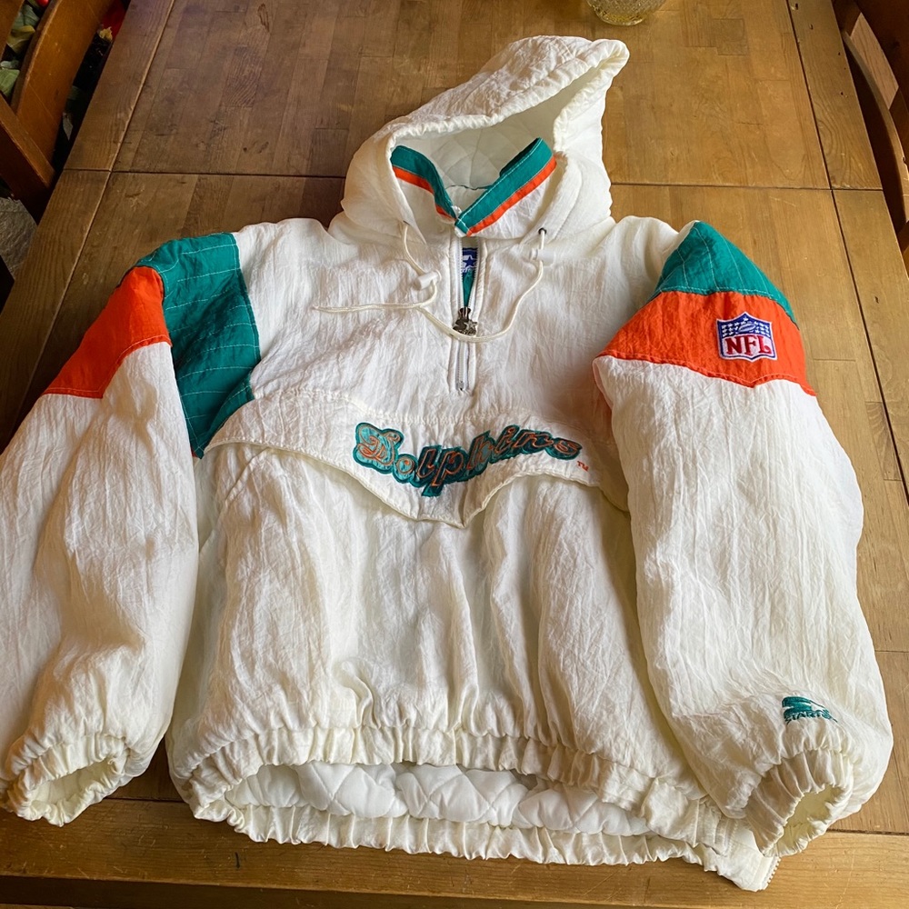 Miami Dolphins STARTER hooded pullover jacket